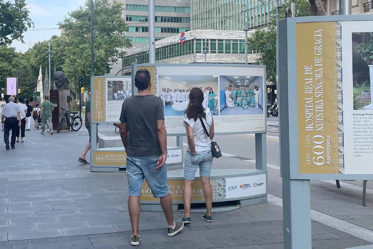 Carteles gran formato de Zaforsa para el Hospital Provincial por su 600 aniversario